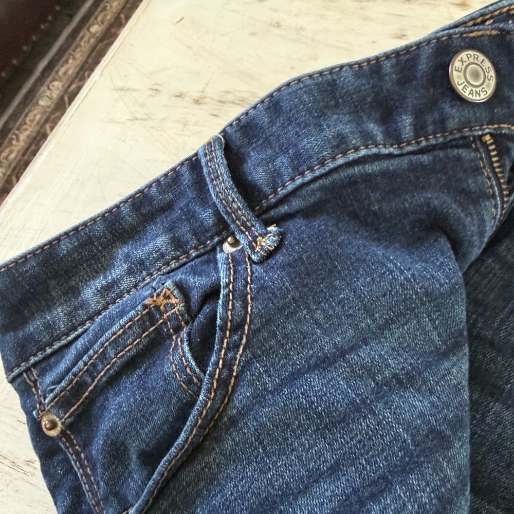 Express Women’s Indigo Blue Boot Cut Jeans